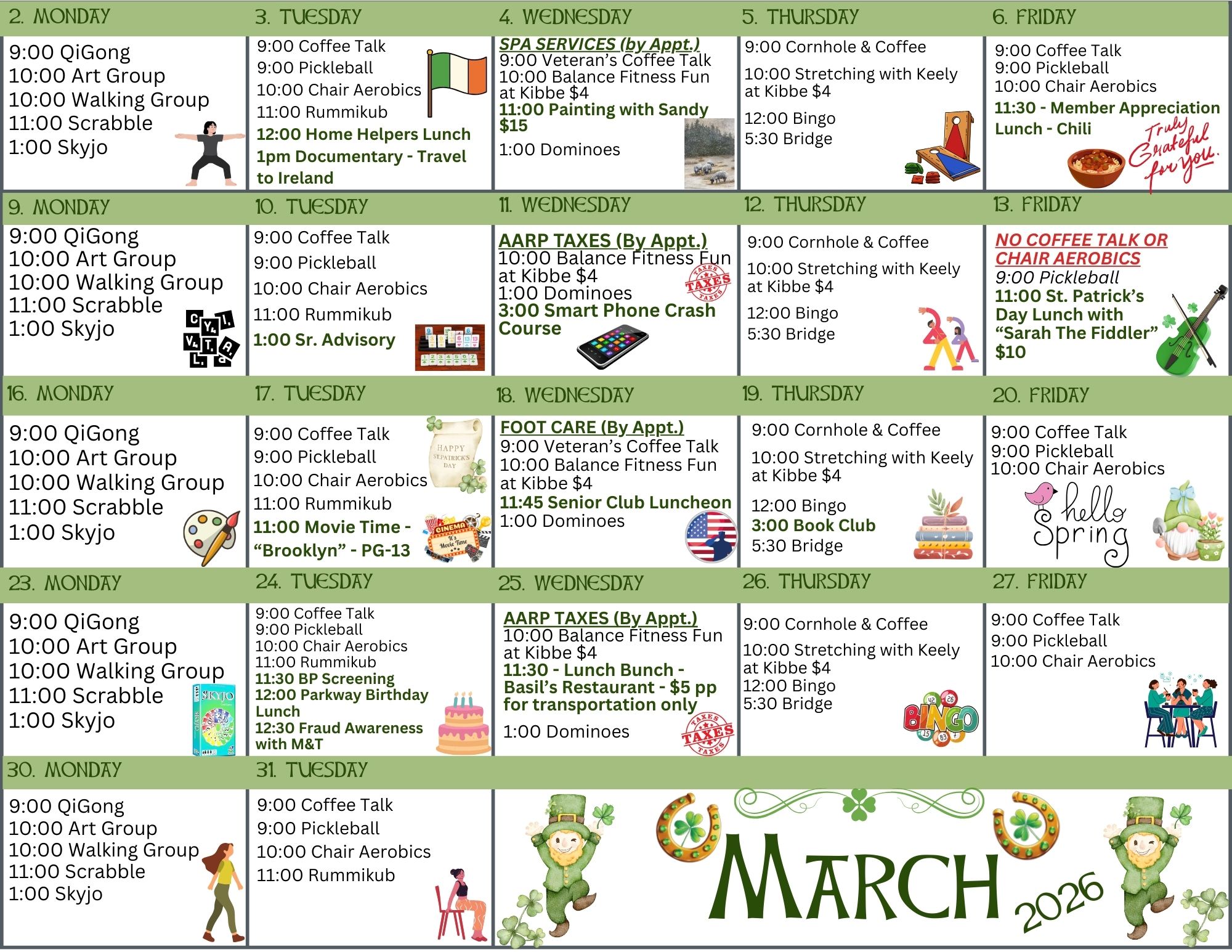 March 2026 Calendar